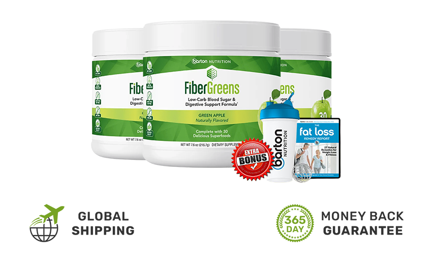 3 Containers of Fiber Greens